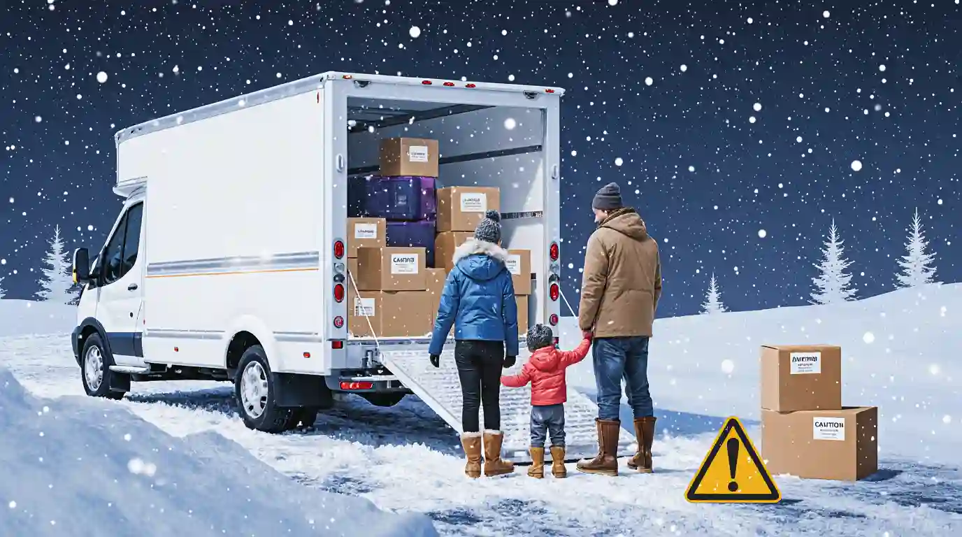 Déménagement hivernal